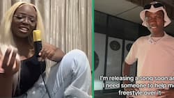 South African singer gets stranger to freestyle on new track: TikTok video leaves people in awe