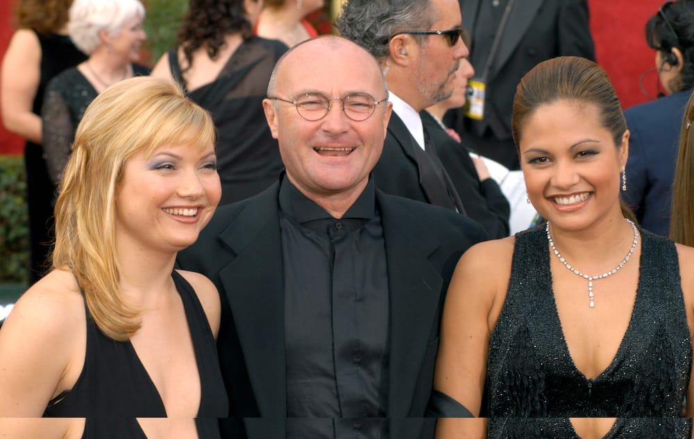 Phil Collins, daughter Joely and ex-wife Orianne during The 76th Annual Academy Awards at The Kodak Theater in Hollywood, California.