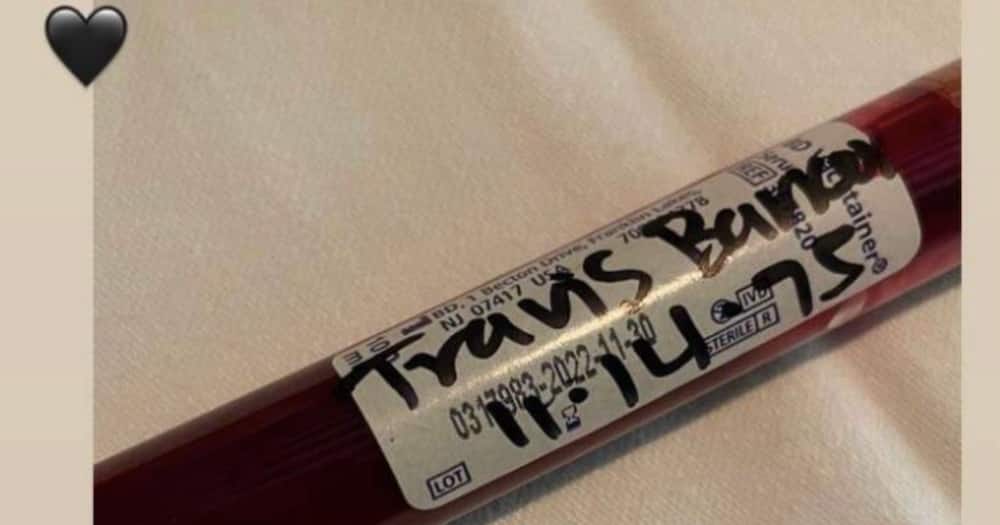 Kourtney Kardashian posts a photo of Travis Barker's blood and stirs reactions online
