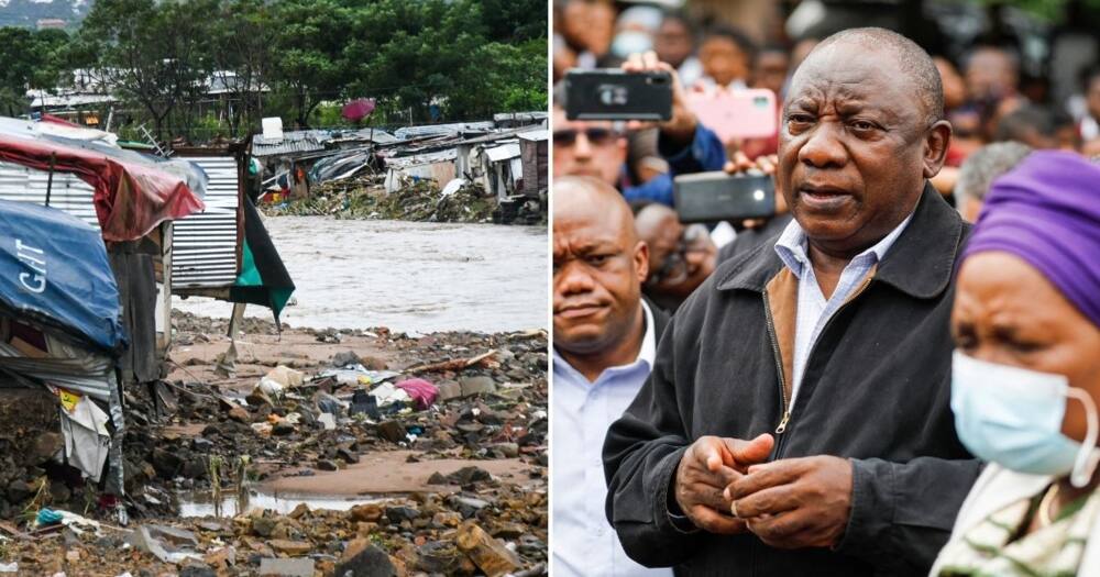 President Cyril Ramaphosa, KZN floods, government, not prepared, admission, Durban