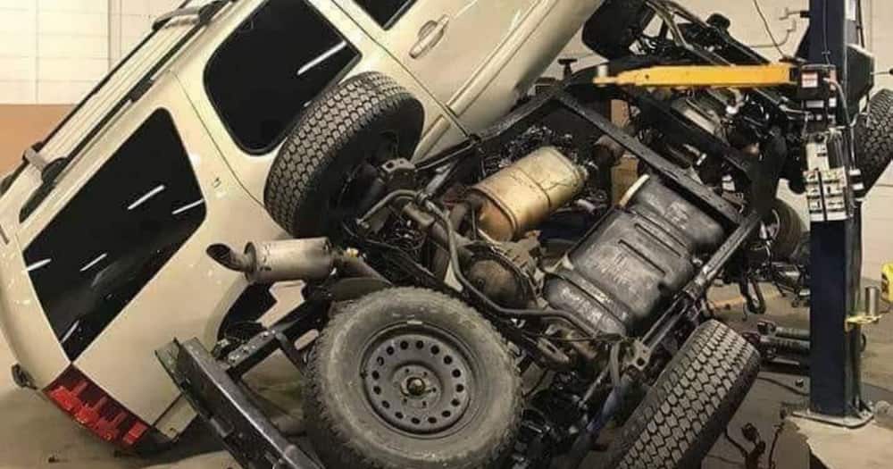 Epic fail: Mechanic shares pic of car in shambles after work accident