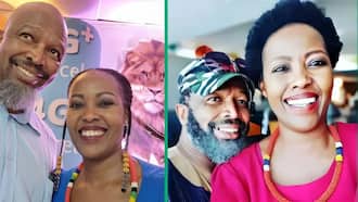 Sello Maake kaNcube shows love to his wife Pearl Mbewe Maake KaNcube: "My father would be proud"