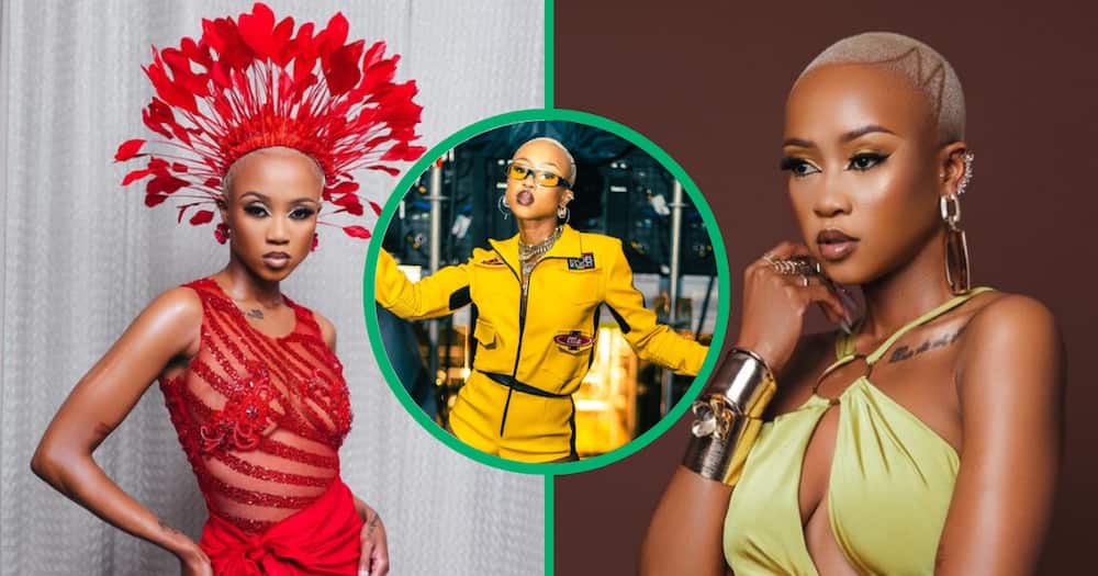Nomuzi Mabena slammed a fan for calling her out for working with a male DJ on her Women's Month tour