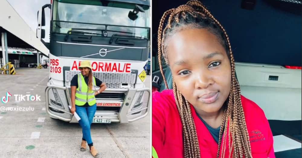 Female heavy duty truck driver wows Mzansi with her skills