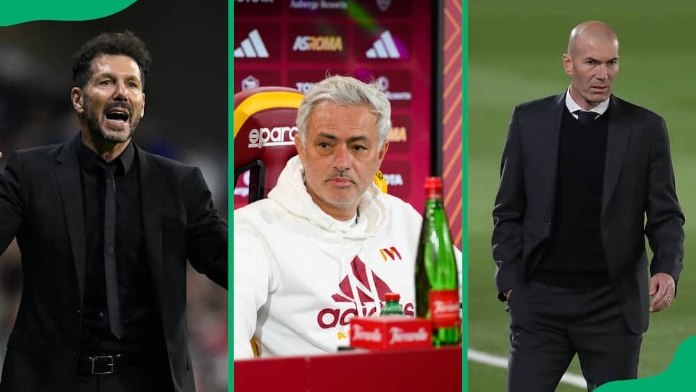 Diego Simeone, Josè Mourinho, and Zinedine Zidane are among the highest-paid coaches in the world