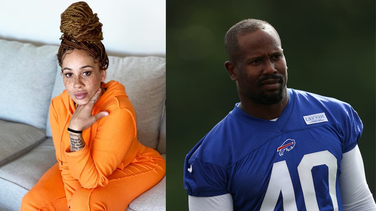 Von Miller's girlfriend, an Instagram model, is pregnant with his