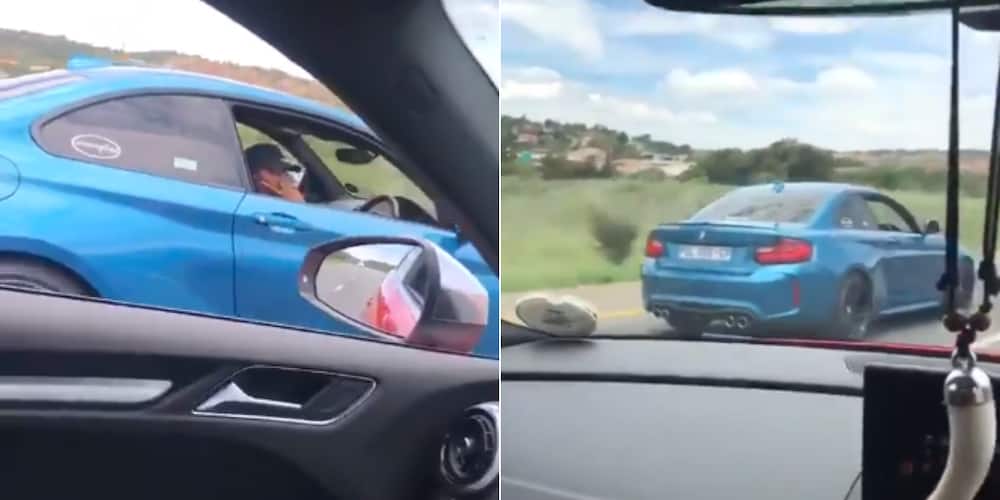 A Whole Entire Mood: Clip of Lady Driving BMW Beast Impresses Mzansi