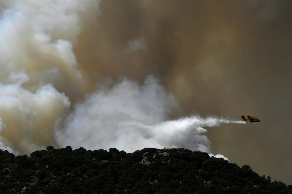 Wildfires, like this one in Spain in 2019, are becoming increasingly frequent across Europe as temperatures rise