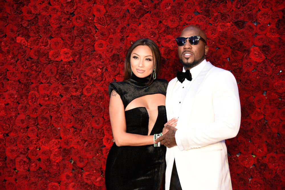 TV host Jeannie Mai and rapper Jeezy at Tyler Perry Studios grand opening gala on 5 October 2019 in Atlanta.