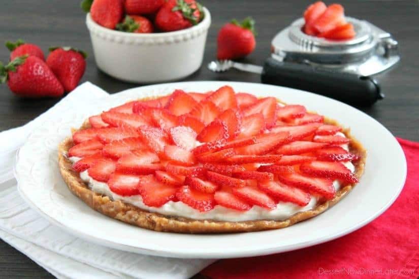 strawberry yogurt tart