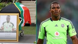 Senzo Meyiwa's mother weeps uncontrollably in emotional clip, says she has no peace after his murder