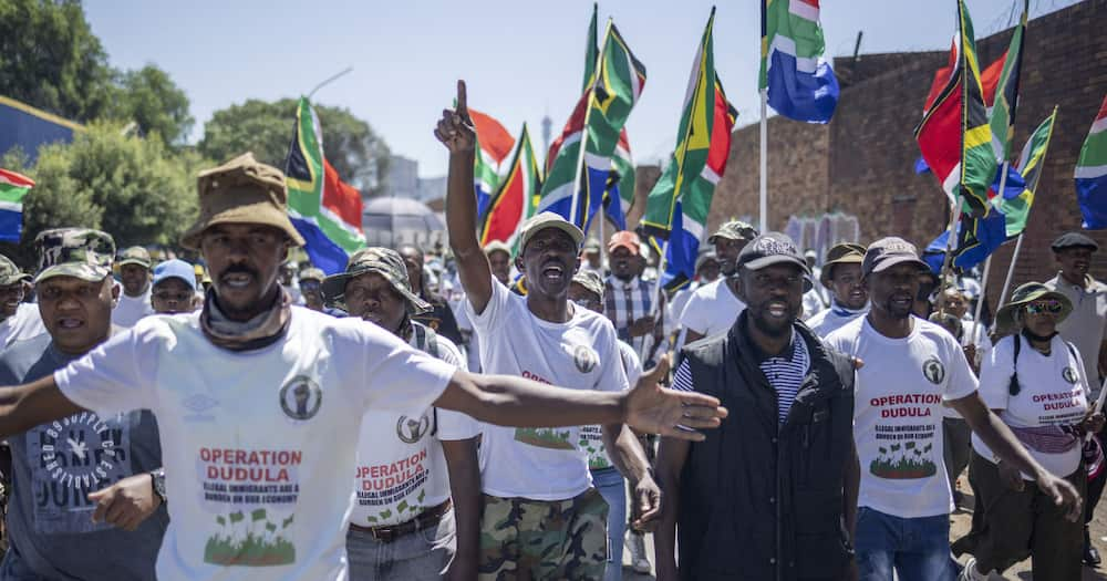 Operation Dudula Supporters, Nhlanhla Lux Dlamini's Arrest, Johannesburg Central Police Station, clash, Patriotic Alliance, Kenny Kunene