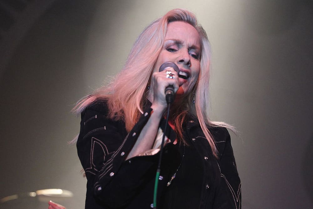 Cherie Currie on stage during a Medlock Krieger Celebrity Golf Invitational All-Star Concert