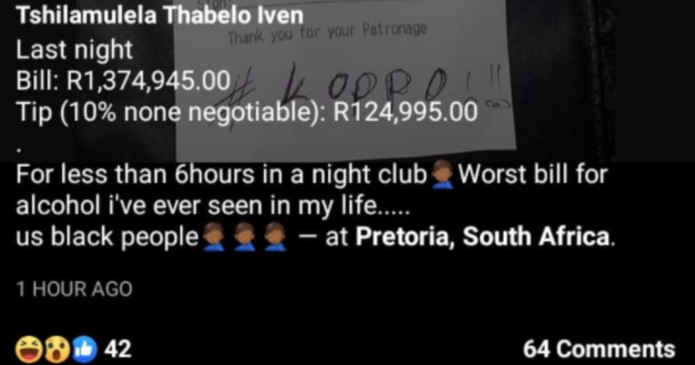 “No Ways”: Peep Spends R1 Mil at a Nightclub, Mzansi Thinks It’s Money Laundering