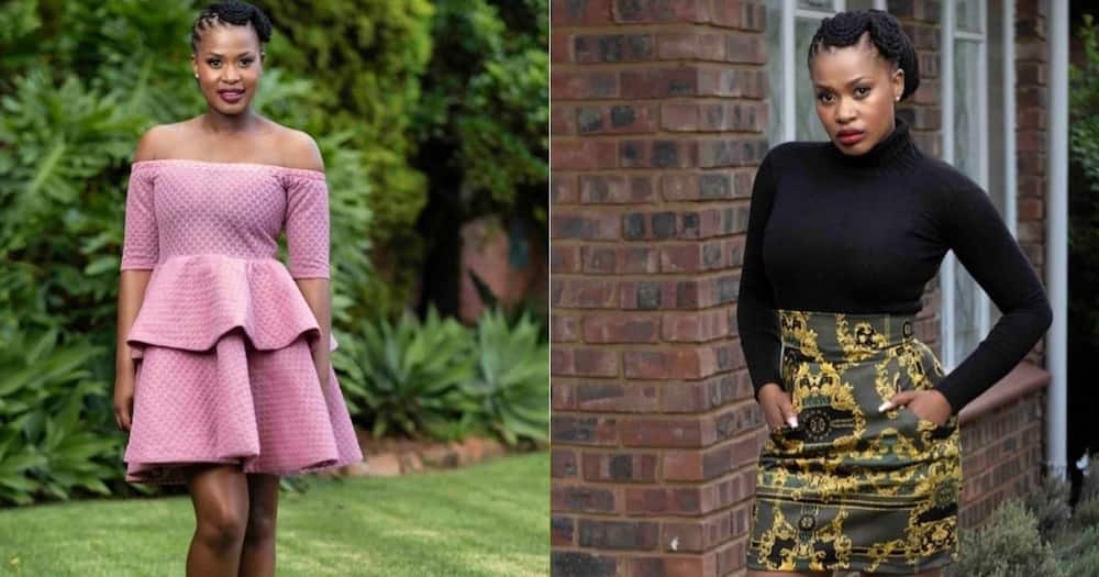 Zenande Mfenyana shares why she can't do the viral #BussItChallenge