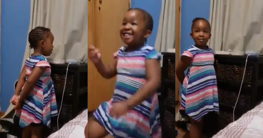 "Such a Cutie": SA Kid Creeps into Hearts as She Jams to Black Coffee