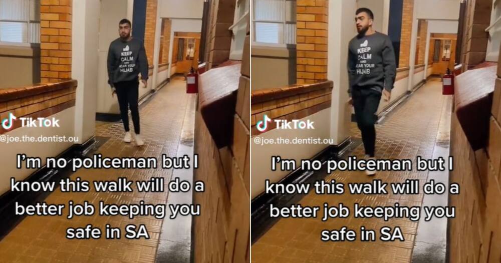 Man goes viral on tik-tok after how to keep safe in South Africa