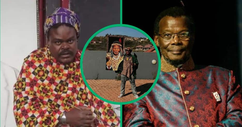 Rasta the Artist paints Mangosuthu Buthelezi for his funeral