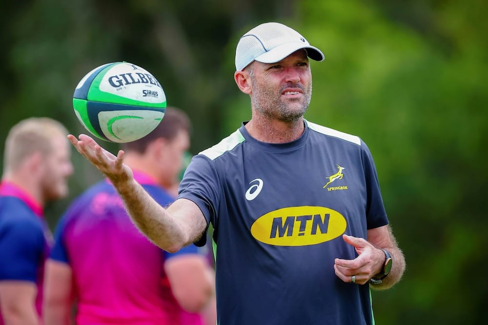 Jacques Nienaber succeeded Rassie Erasmus as head coach after South Africa won the 2019 Rugby World Cup.