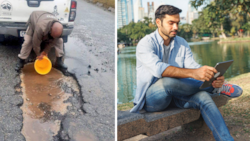 "It's bad": Peeps call Fikile Mbalula out over massive potholes in roads