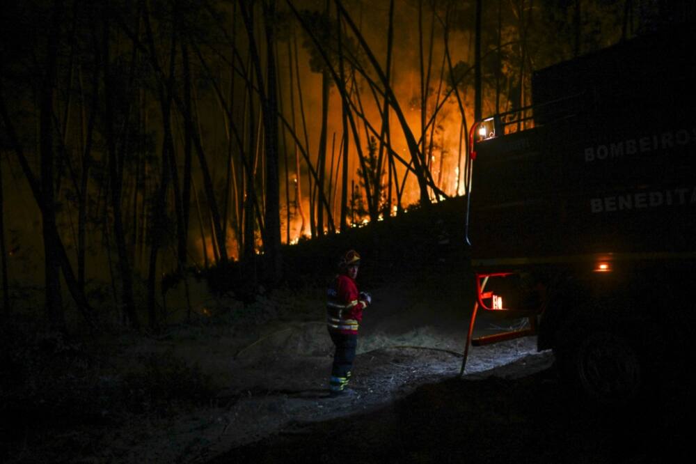 Firefighters brought Portugal's largest blaze  in the central area of Ourem under control on Monday