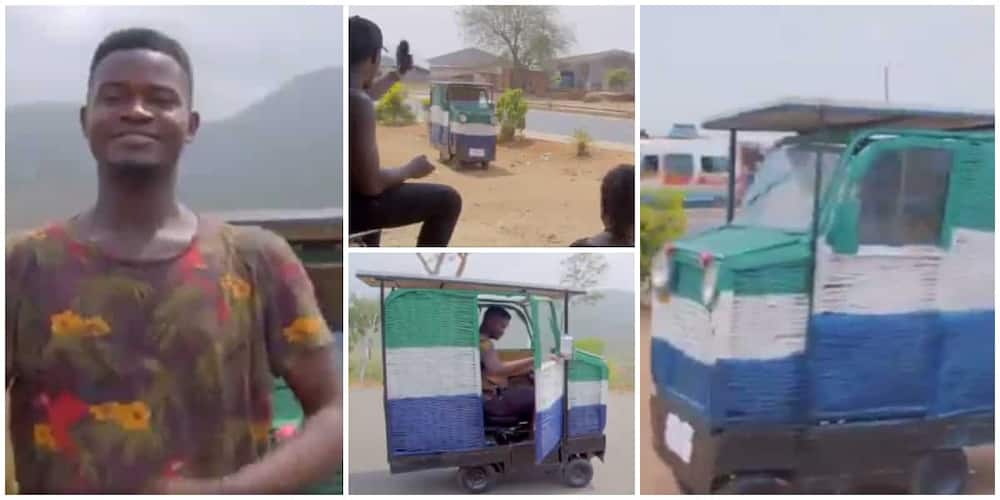 Elon Musk of Africa: Young Man Invents Car that Runs on Solar Energy from Waste Materials