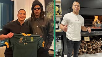 Springboks Cheslin Kolbe received mixed responses after meeting Jay Z in Tokyo
