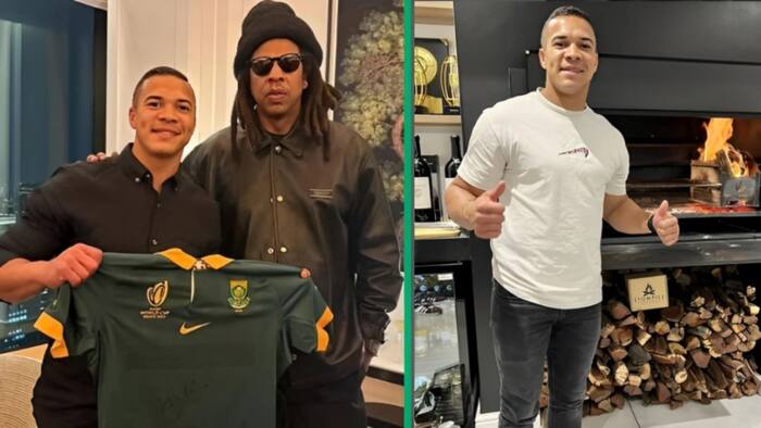 Springbok Cheslin Kolbe receives mixed responses after meeting Jay Z in Tokyo