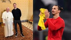 Zlatan Ibrahimovich excited after he met Pope Francis at The Vatican