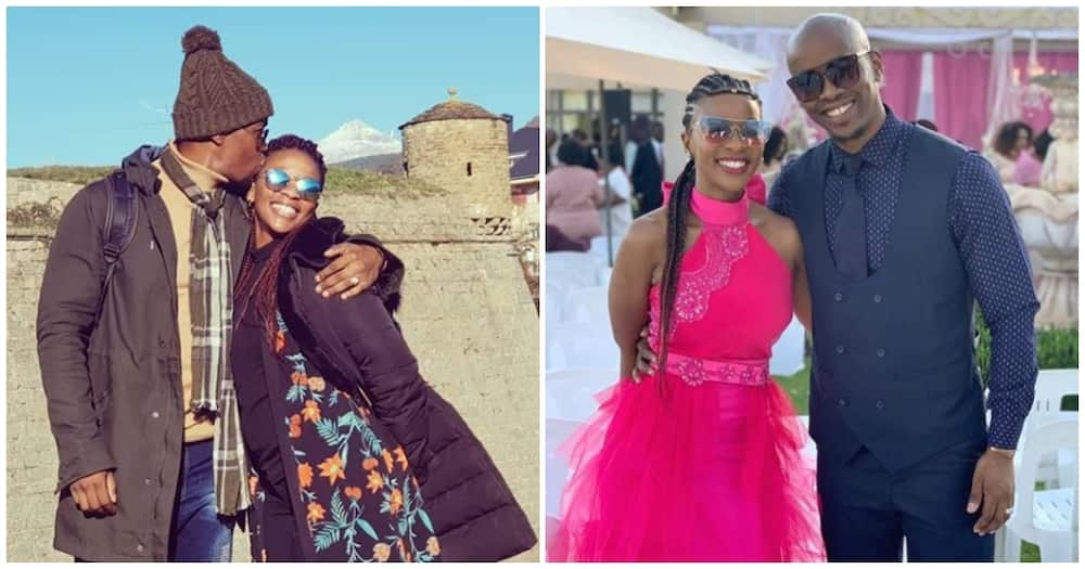 Salamina Mosese congratulates hubby Howza for new SABC gig