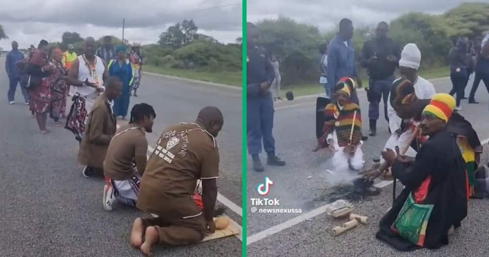 Traditional healers on the N1 in Limpopo