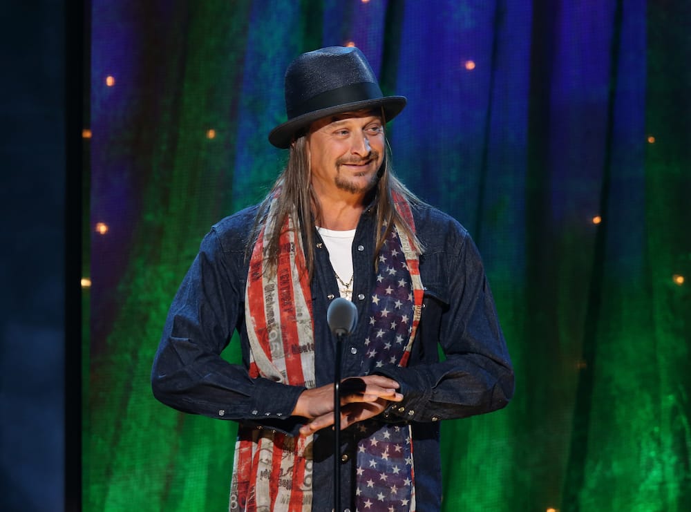 Kid Rock during the Rock and Roll Hall of Fame Induction ceremony