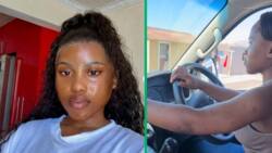 Passenger princess takes the wheel: Mzansi woman stuns with taxi-driving skills in TikTok video