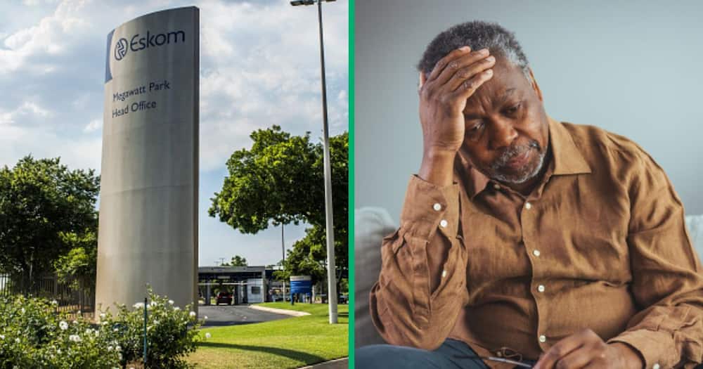 Eskom headquarters and a depressed man