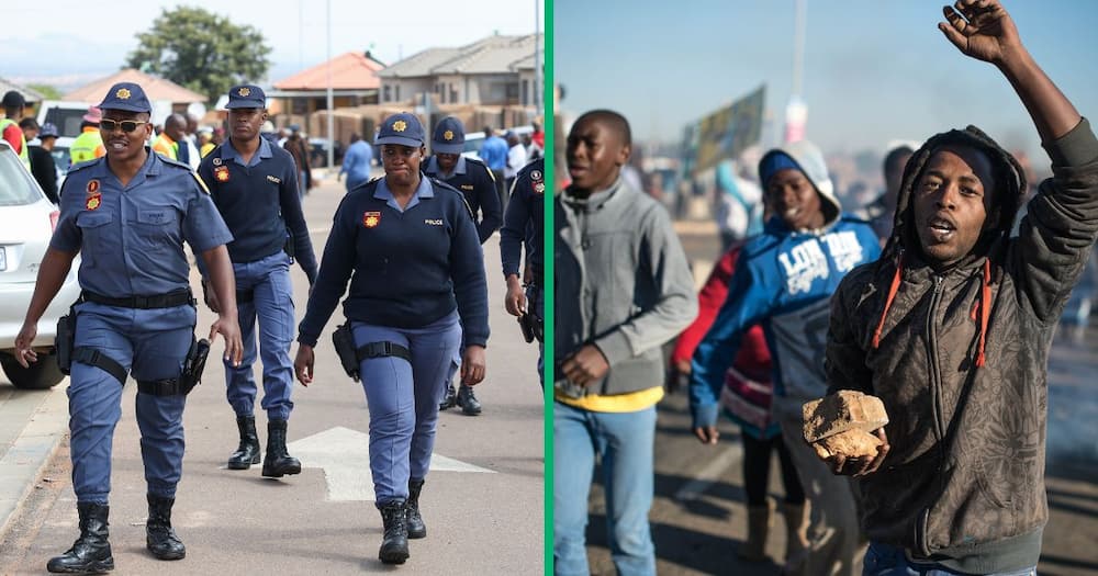 The SAPS was on high alert following reports of possible nationwide MK Party protest action.