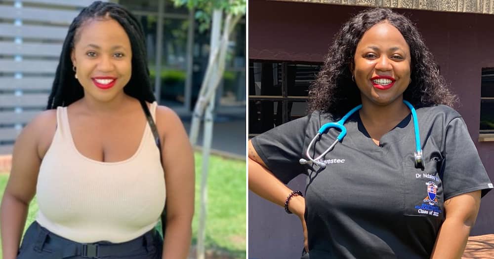 A young Pretoria lady is amped about becoming a qualified doctor