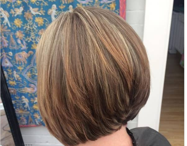 Short shaved concave bob  Frisuren kurze haare bob Bob frisur kurzer  nacken Bob frisur graue haare