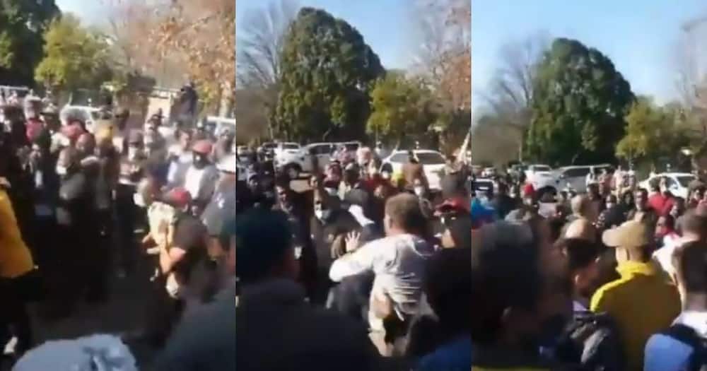 Witbank high, classes suspended, clash between black and white parents