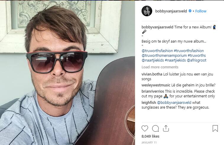 Bobby van Jaarsveld latest news