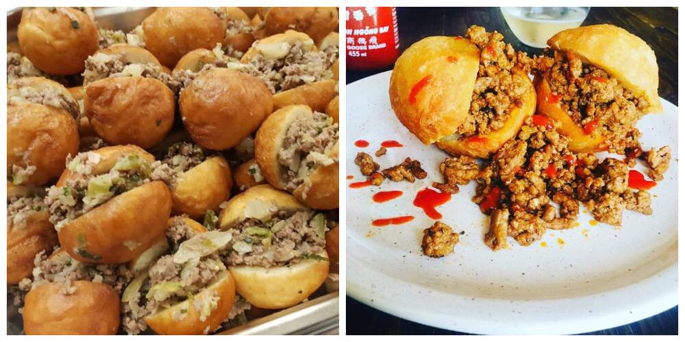 vetkoek and mince