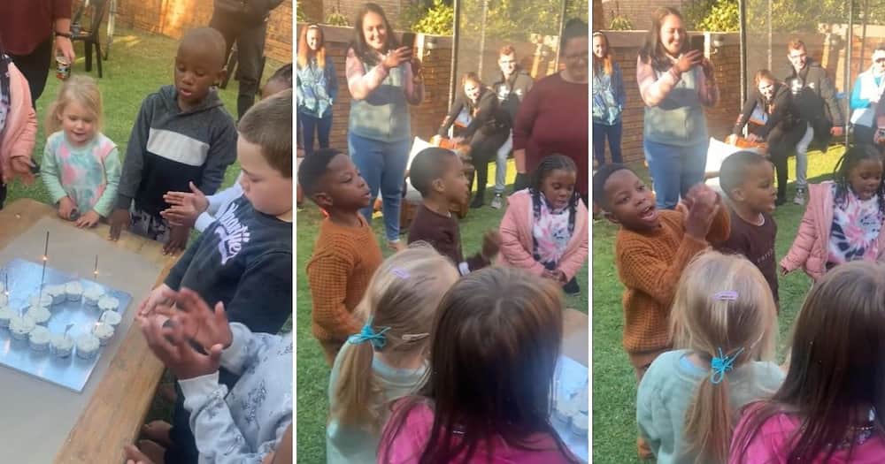 Parenting, video, Mzansi, Mom, Adorable Video, Son Bringing African Spice, Friend's, Birthday Party