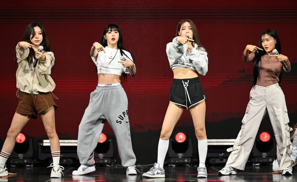 Mamamoo during their Twelfth Mini Album 'MIC ON' Release Showcase