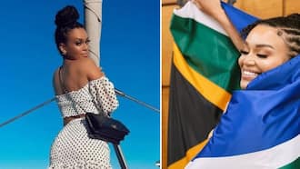Pearl Thusi shows impressive pole dancing skills in video, SA ladies want to join her: "Pearl for president"