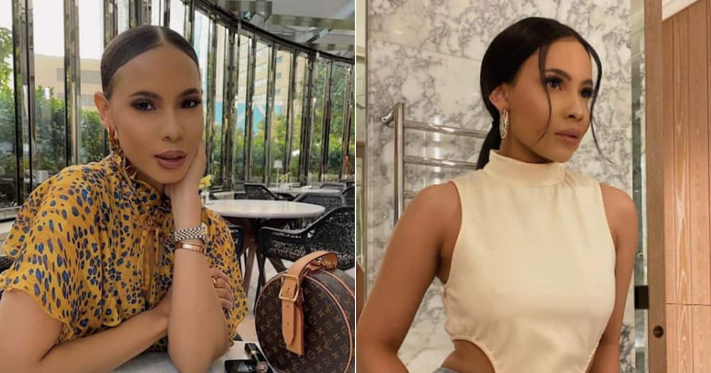 Thuli Phongolo shows off her latest new look, short pixie cut hairdo