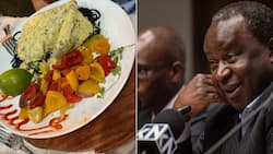 No way, José: Tito Mboweni shares foodie snap, Mzansi not impressed