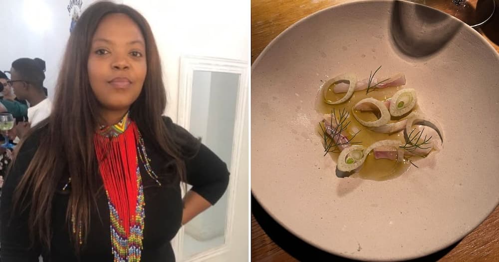 Woman, Meals, Fancy Restaurant, Odd Dishes, Mzansi