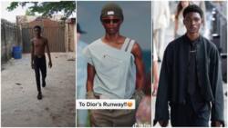 From Nigeria to Dior: Man who prepared hard in his compound makes it in France as pro model