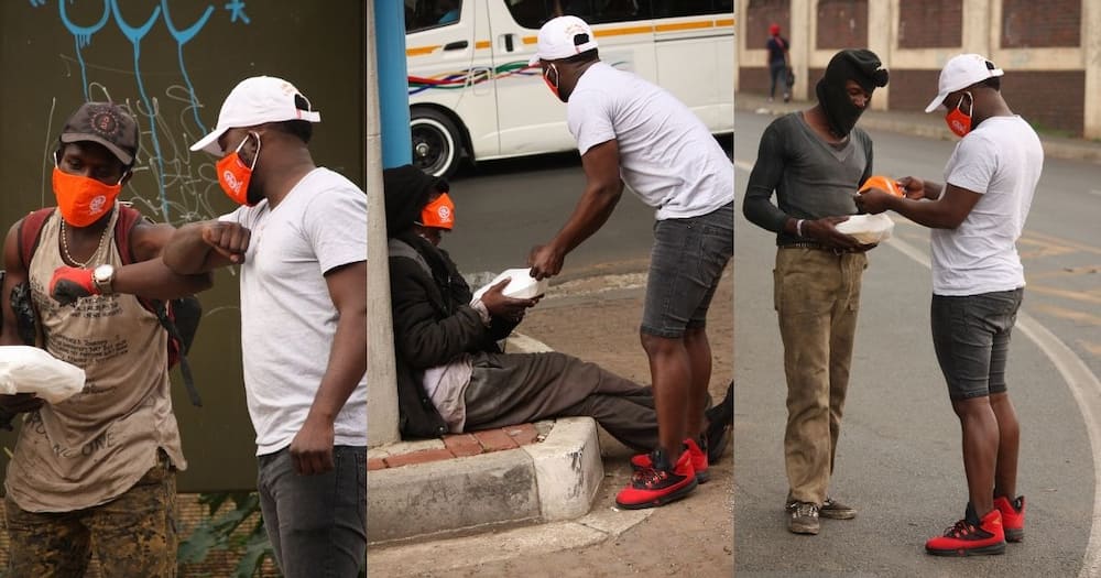 Joburg man is being praised after he spent his birthday feeding the homeless
