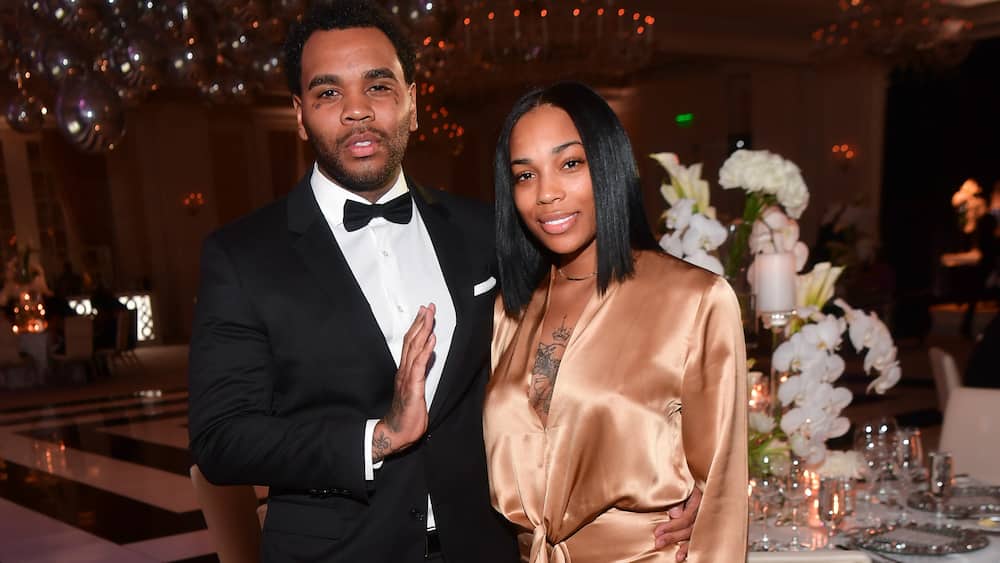 Rapper Kevin and wife Dreka during Gucci Mane's Black-Tie Gala at St. Regis Atlanta on 13th February 2020.