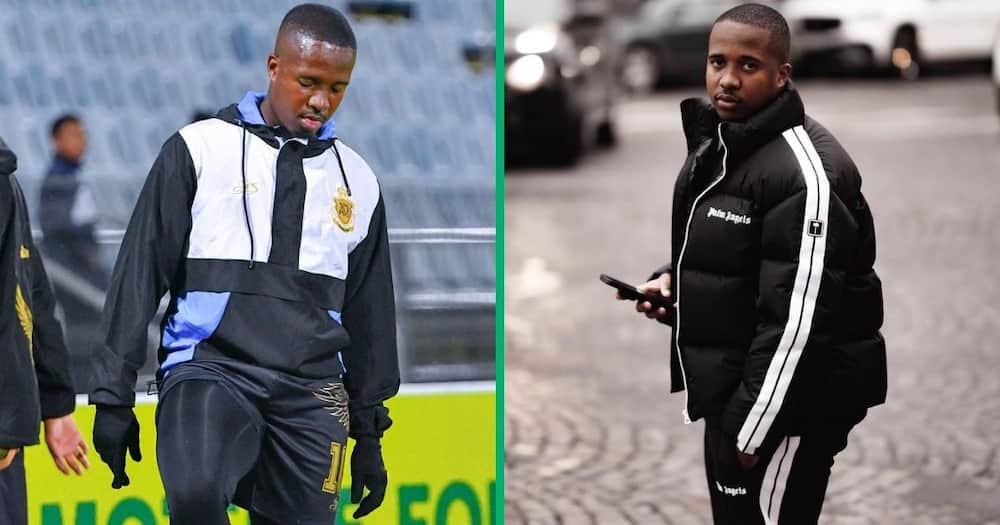 Andile Mpisane shared a video of his fitness regimen